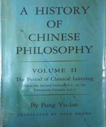 A HISTORY OF CHINESE PHILOSOPHY